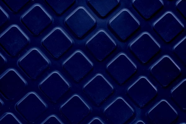 PRIALPAS SYSTEM Q30 Low profile square studded synthetic rubber flooring tiles