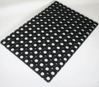 Ringalink Black Rubber Doormat