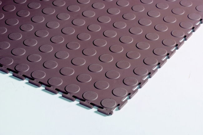 Plastiflor Round Stud Brown