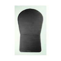 Keyhole Black Rubber Chairmat